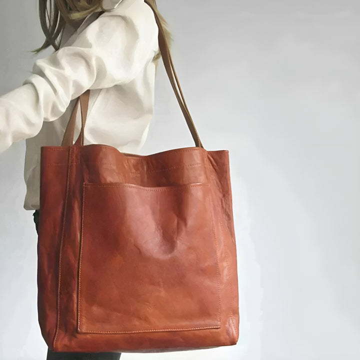 Aliénor — Sac à Main Femme Cuir Cabas Souple, Nelly Boutique — image 2