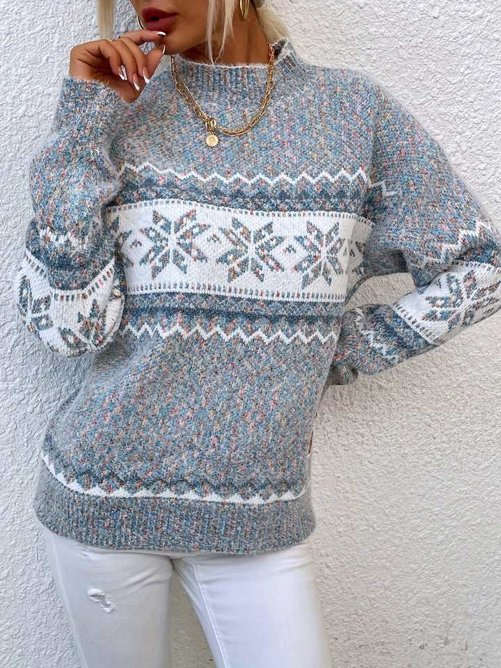 Ariane — Pull de Noel Femme Col Montant Maille Motif, Nelly Boutique — image 7