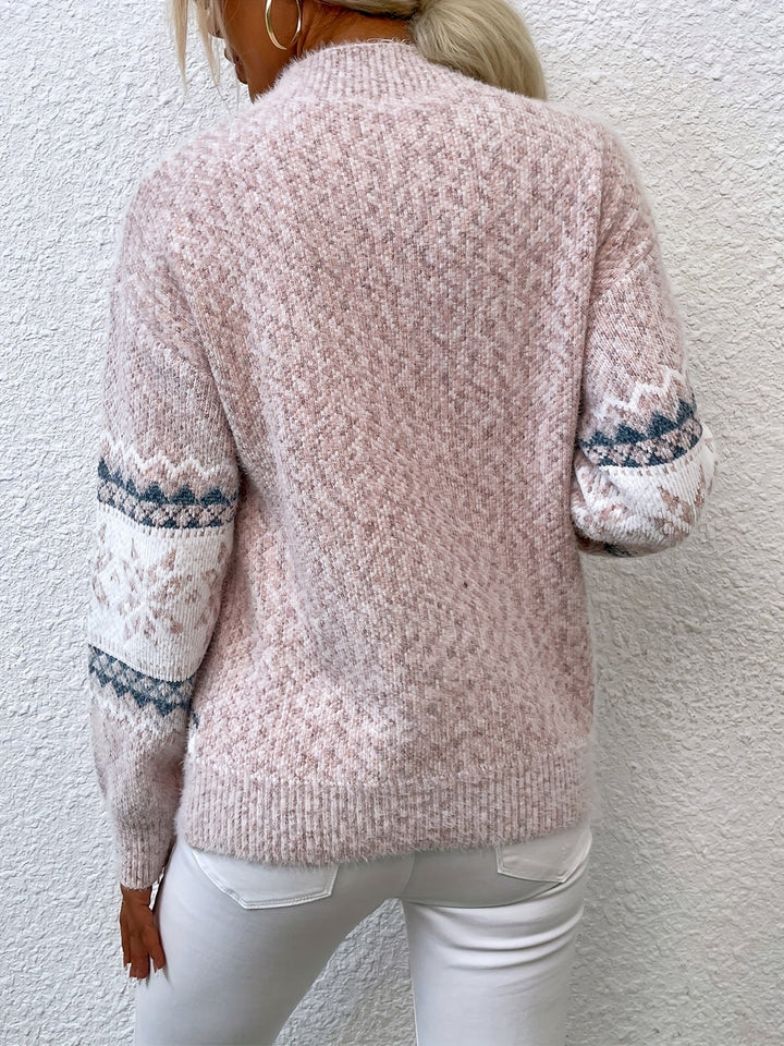 Ariane — Pull de Noel Femme Col Montant Maille Motif, Nelly Boutique — image 10