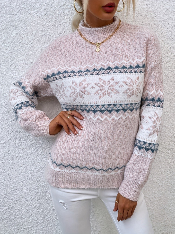 Ariane — Pull de Noel Femme Col Montant Maille Motif, Nelly Boutique — image 11