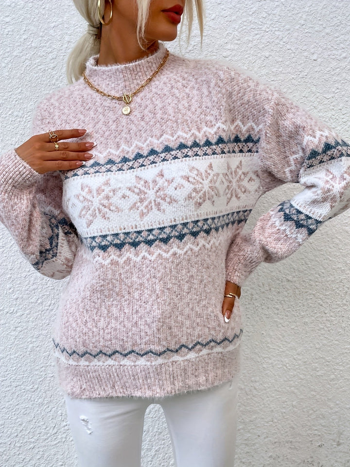 Ariane — Pull de Noel Femme Col Montant Maille Motif, Nelly Boutique — image 13