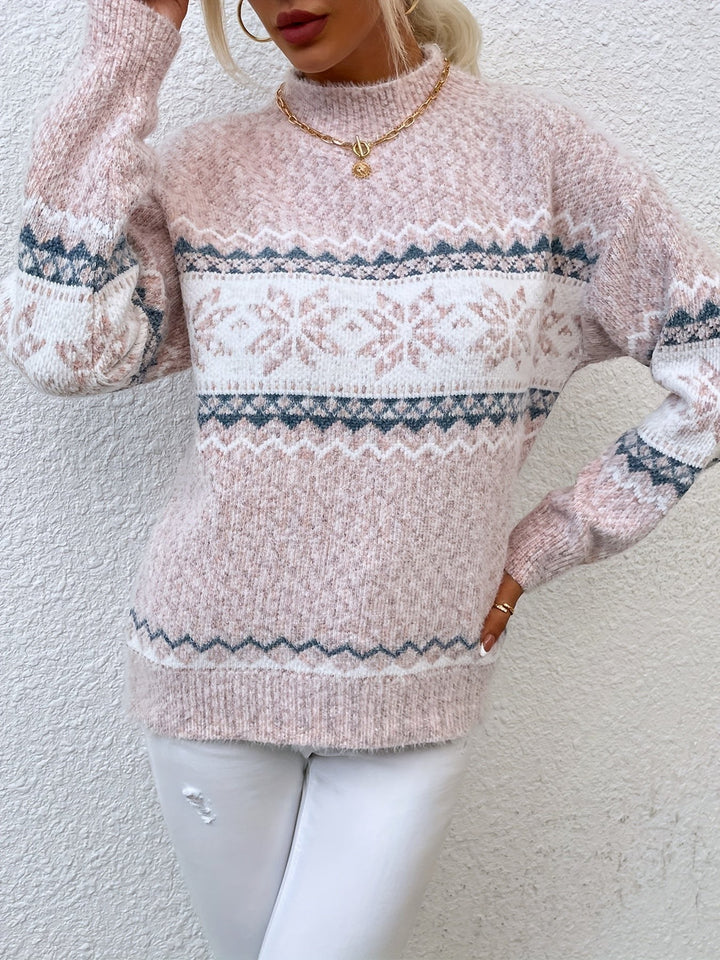 Ariane — Pull de Noel Femme Col Montant Maille Motif, Nelly Boutique — image 14