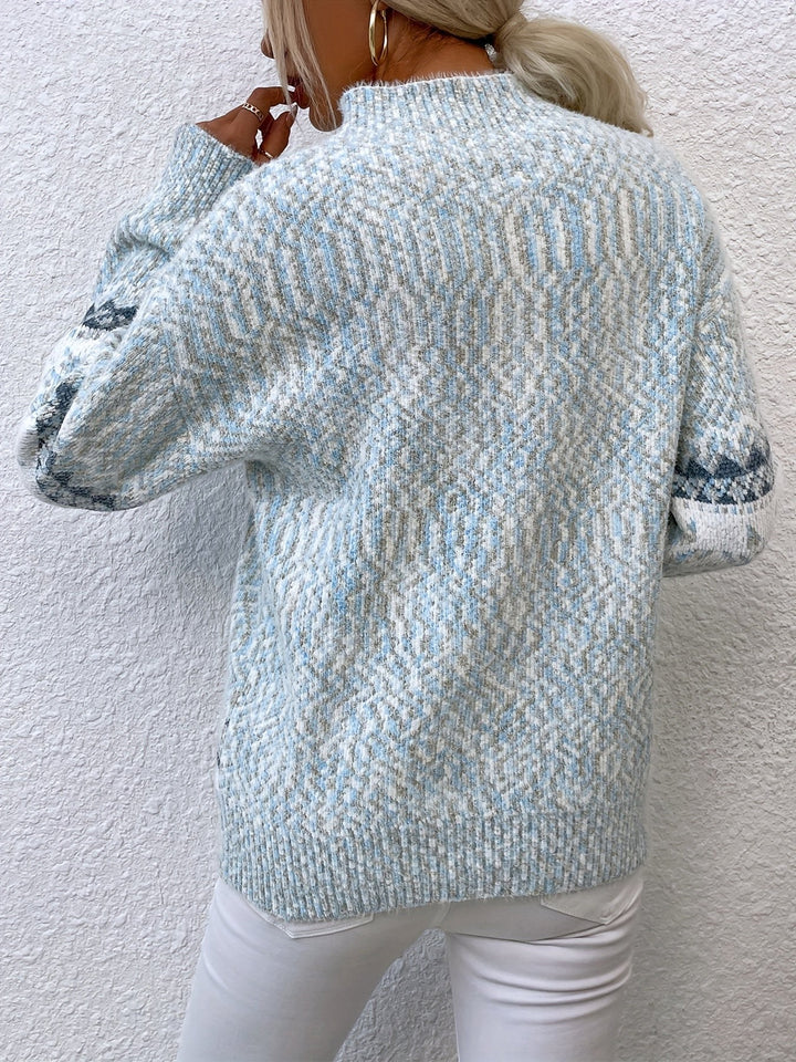 Ariane — Pull de Noel Femme Col Montant Maille Motif, Nelly Boutique — image 18