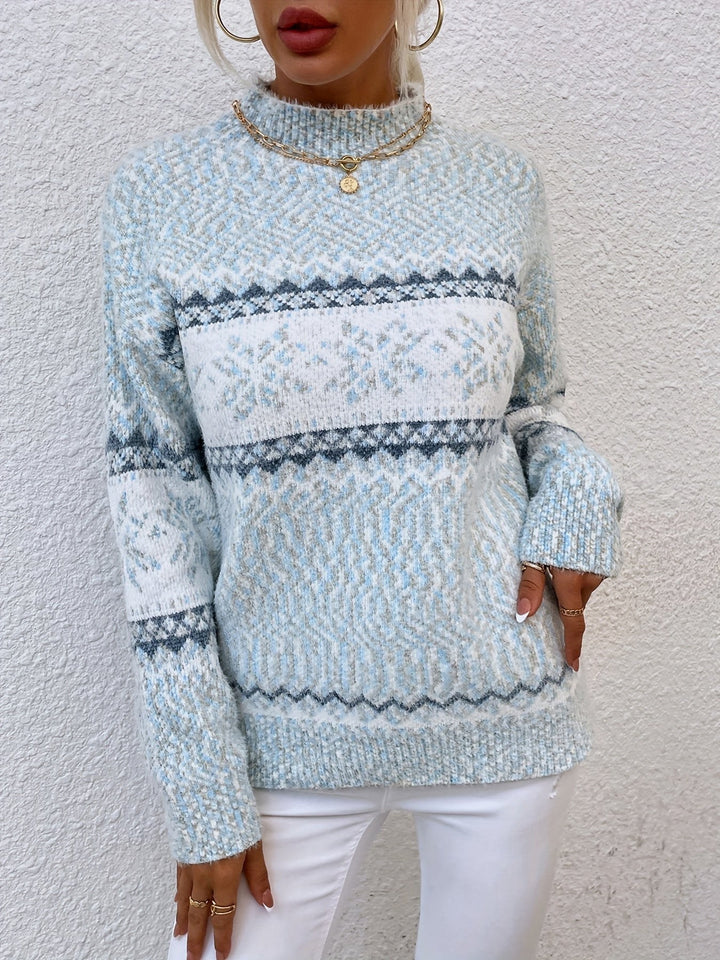 Ariane — Pull de Noel Femme Col Montant Maille Motif, Nelly Boutique — image 20