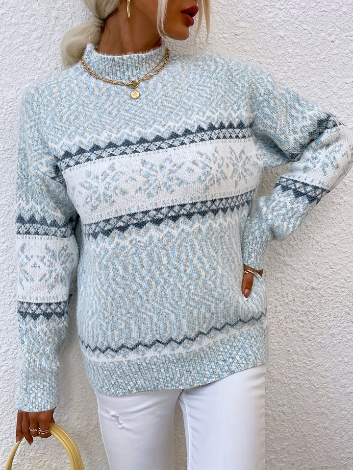 Ariane — Pull de Noel Femme Col Montant Maille Motif, Nelly Boutique — image 21