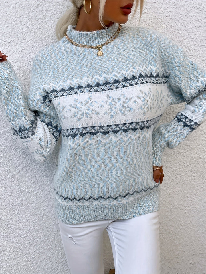 Ariane — Pull de Noel Femme Col Montant Maille Motif, Nelly Boutique — image 23