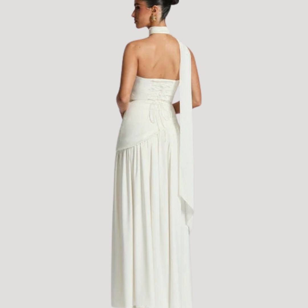 Armance — Robe de Soirée Femme Bustier Longue Plissée Fendue, Nelly Boutique — image 11
