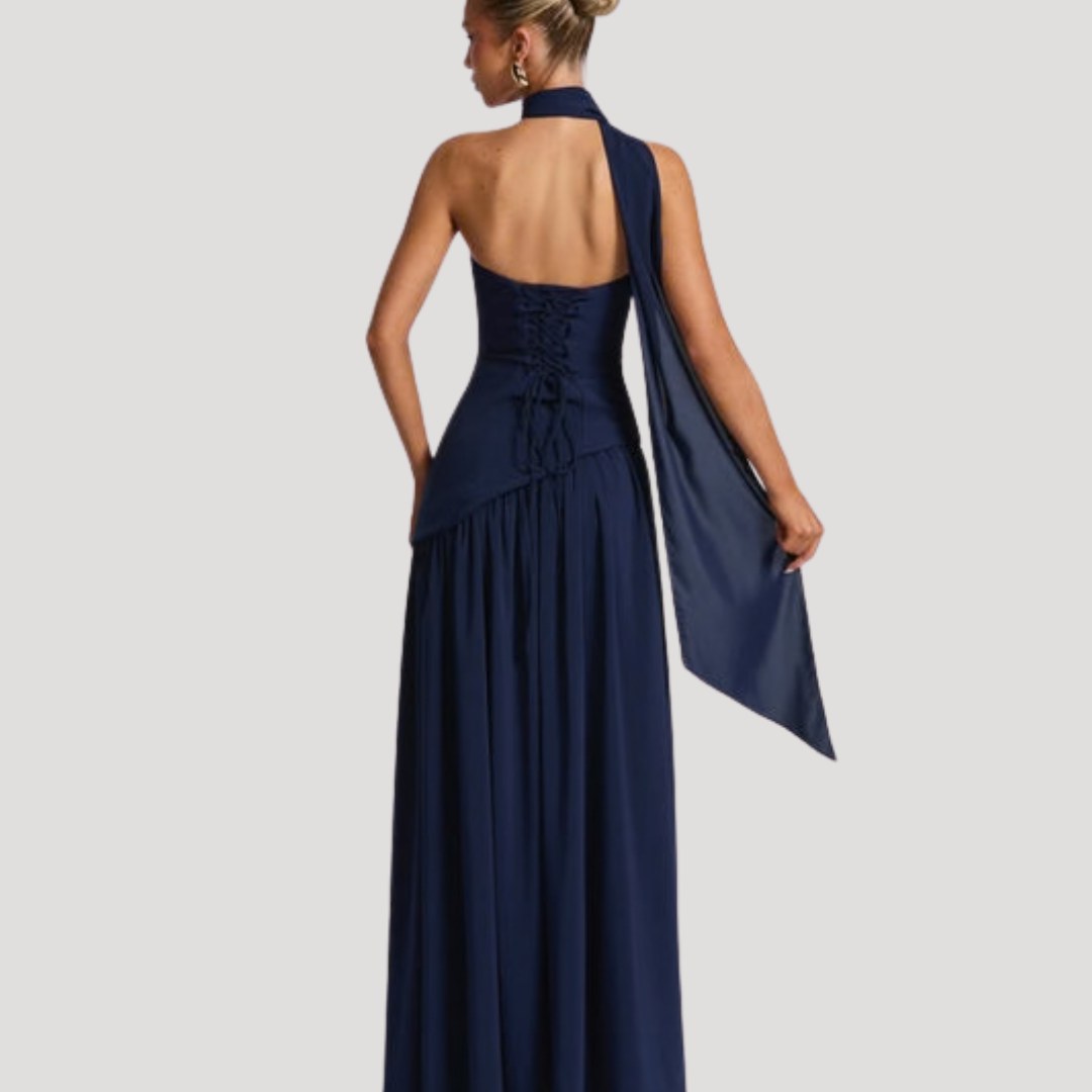 Armance — Robe de Soirée Femme Bustier Longue Plissée Fendue, Nelly Boutique — image 20