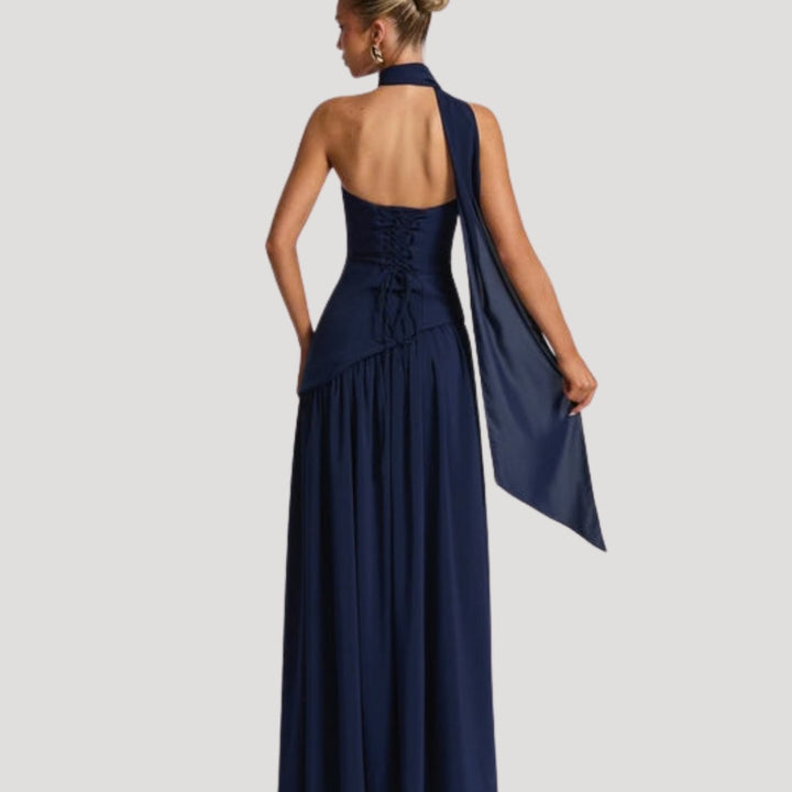 Armance — Robe de Soirée Femme Bustier Longue Plissée Fendue, Nelly Boutique — image 20