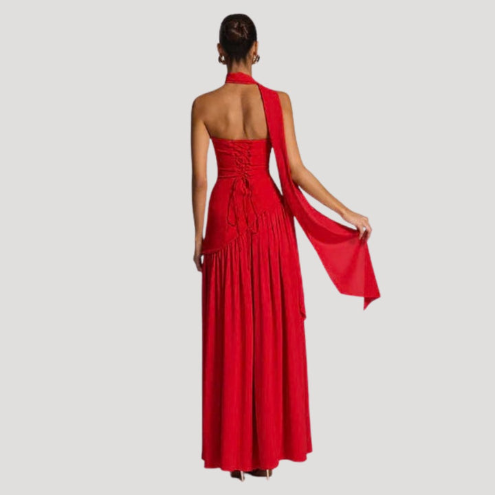 Armance — Robe de Soirée Femme Bustier Longue Plissée Fendue, Nelly Boutique — image 31