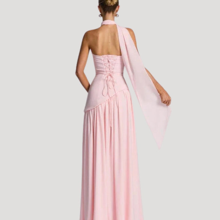 Armance — Robe de Soirée Femme Bustier Longue Plissée Fendue, Nelly Boutique — image 43