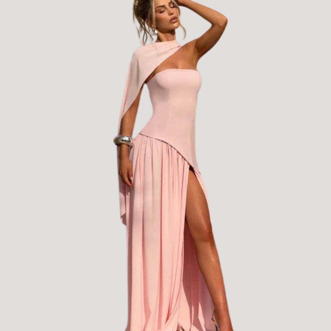 Armance — Robe de Soirée Femme Bustier Longue Plissée Fendue, Nelly Boutique — image 48