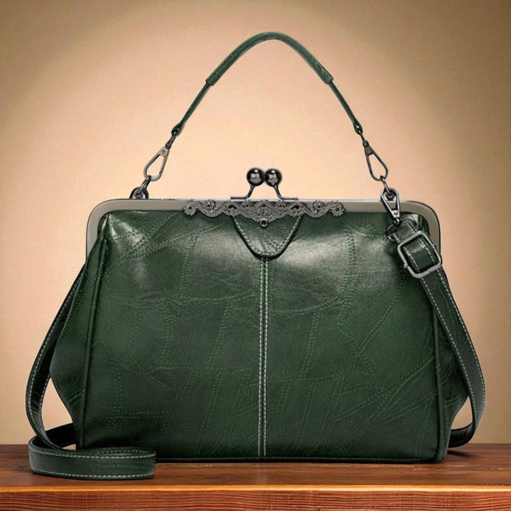 Aurélie — Sac à Main Femme Cuir Rétro Rigide Réglable, Nelly Boutique — image 3