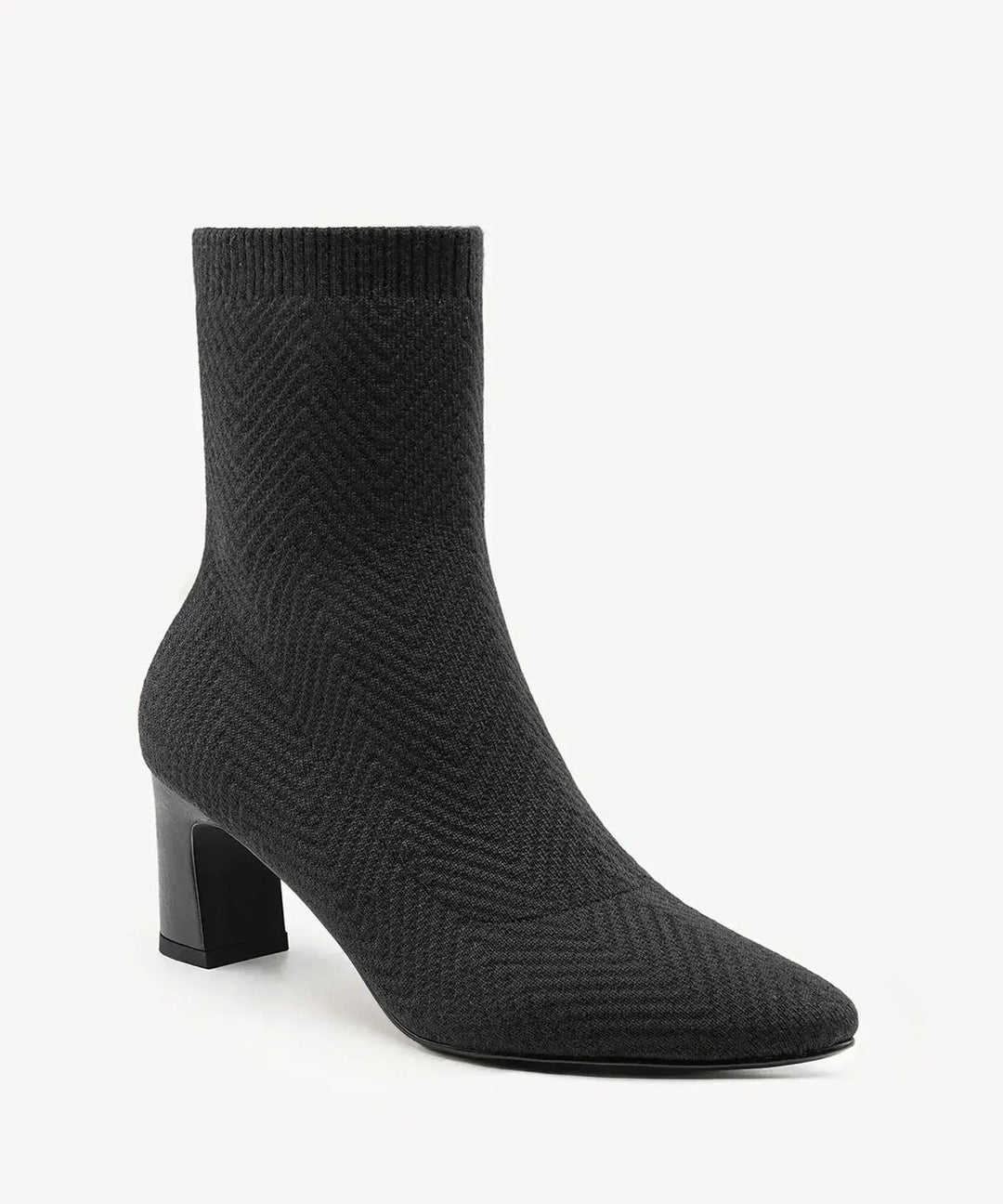 Axelle — Bottine à Talon Femme Chaussette Maille, Nelly Boutique — image 1