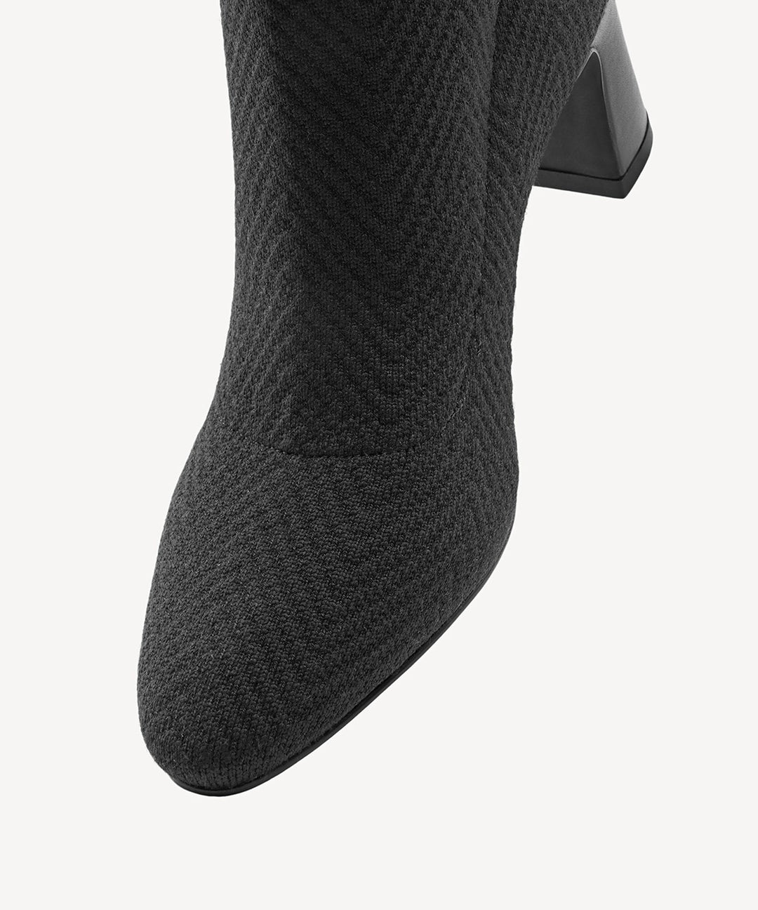 Axelle — Bottine à Talon Femme Chaussette Maille, Nelly Boutique — image 4