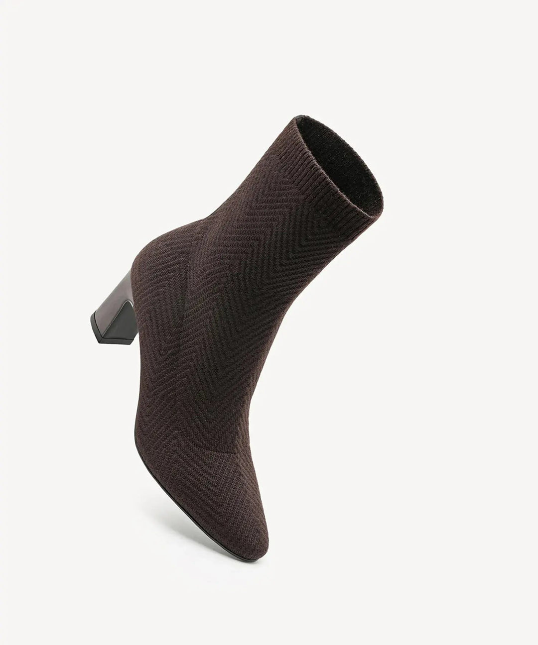 Axelle — Bottine à Talon Femme Chaussette Maille, Nelly Boutique — image 7