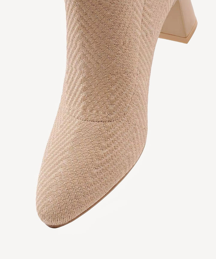 Axelle — Bottine à Talon Femme Chaussette Maille, Nelly Boutique — image 12