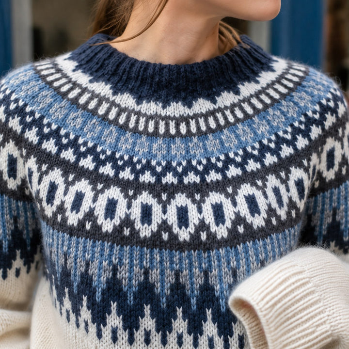 Bathilde — Pull de Noel Femme Maille Tricot Col Rond, Nelly Boutique — image 3