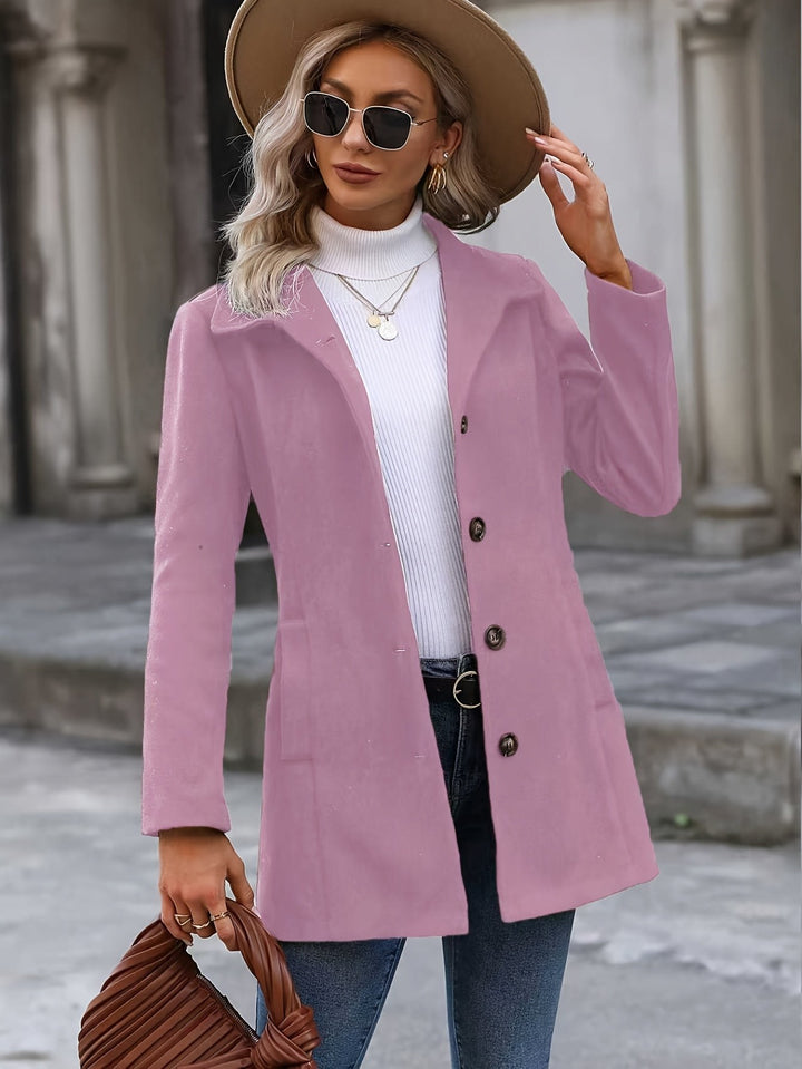 Béatrice — Manteau Femme Cintré Col Montant Boutonné, Nelly Boutique — image 5
