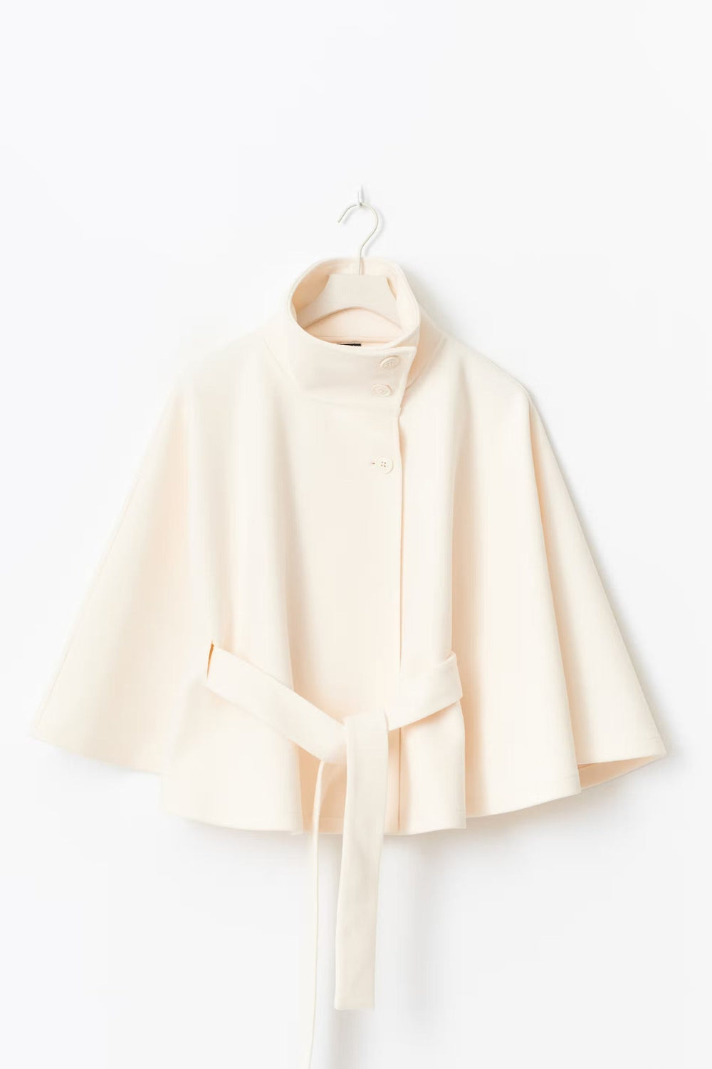 Bertille — Cape Femme Col Montant Ceinturée Courte, Nelly Boutique — image 2