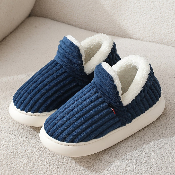 Bertrande — Chaussons Femme Fourrés en Velours Côtelé à Semelle Souple, Nelly Boutique — image 13