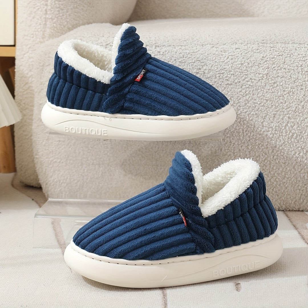 Bertrande — Chaussons Femme Fourrés en Velours Côtelé à Semelle Souple, Nelly Boutique — image 14