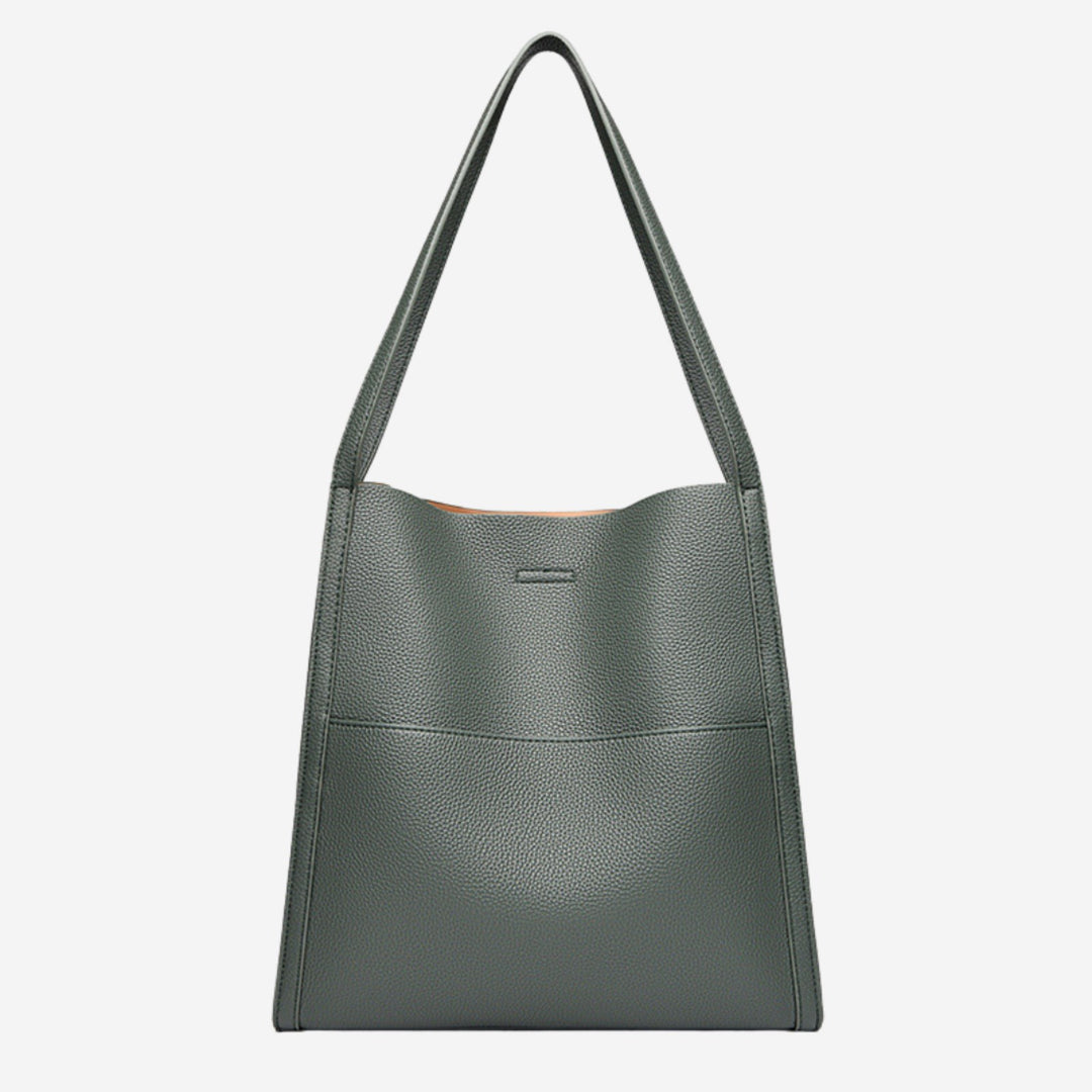 Blanche — Grand Sac Cuir Femme Porté Épaule, Nelly Boutique — image 8
