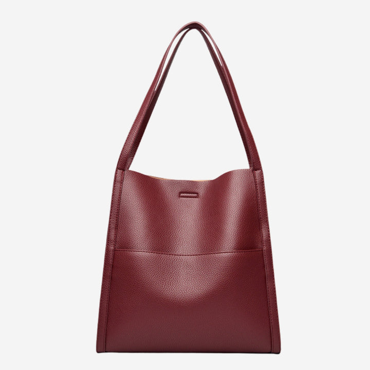 Blanche — Grand Sac Cuir Femme Porté Épaule, Nelly Boutique — image 10