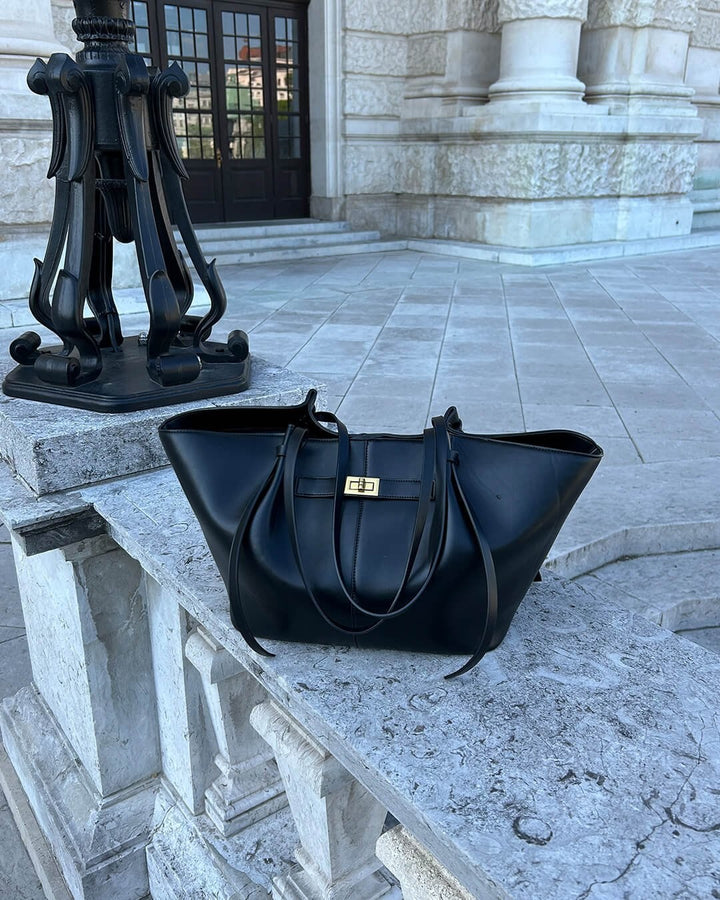 Brune — Sac Cabas Chic Femme Doré Grand Format, Nelly Boutique — image 6