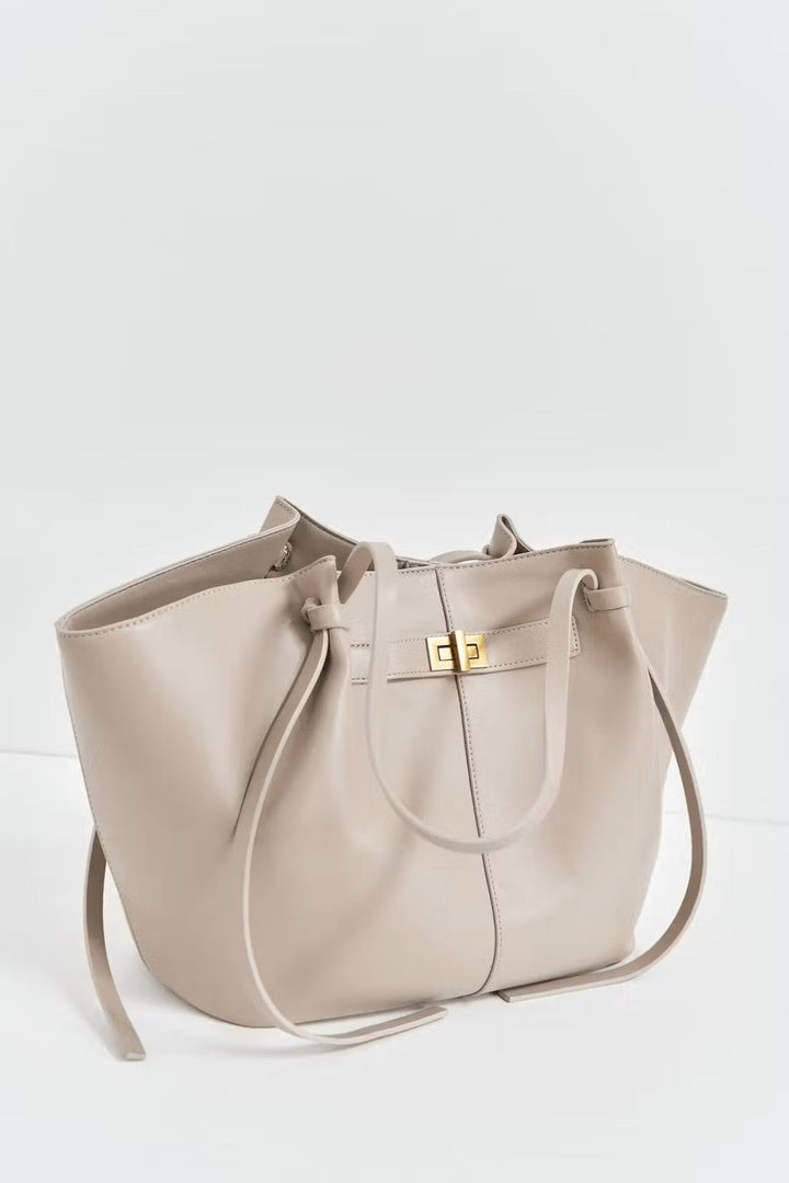 Brune — Sac Cabas Chic Femme Doré Grand Format, Nelly Boutique — image 9