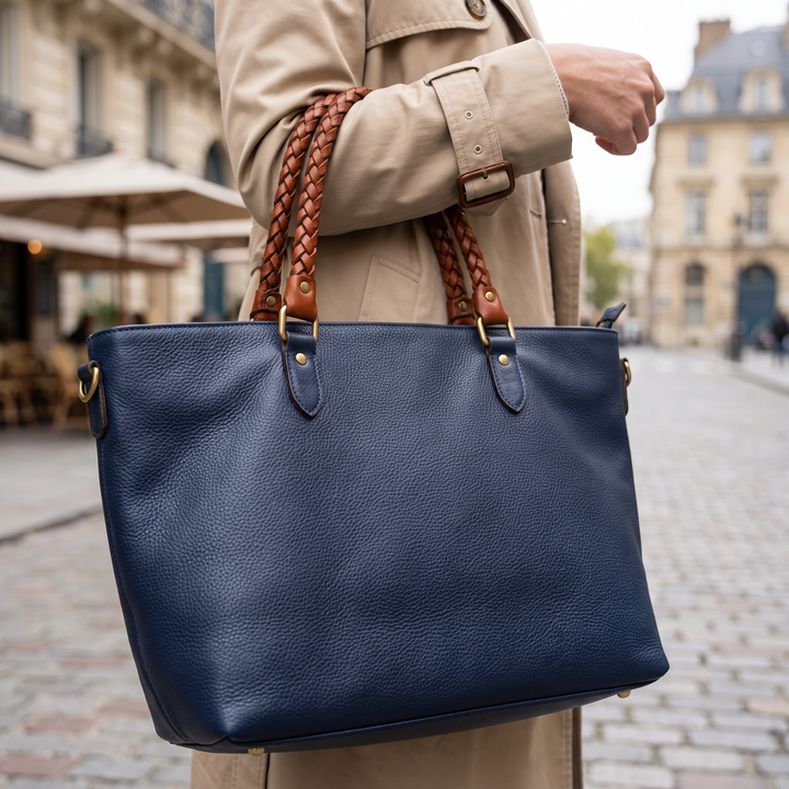Camille | Cabas Élégant en Cuir