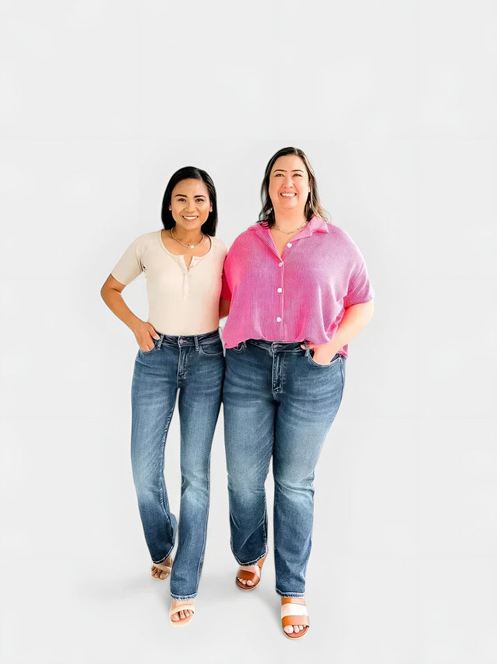 Capucine — Jean Bootcut Femme Ventre Plat, Nelly Boutique — image 2
