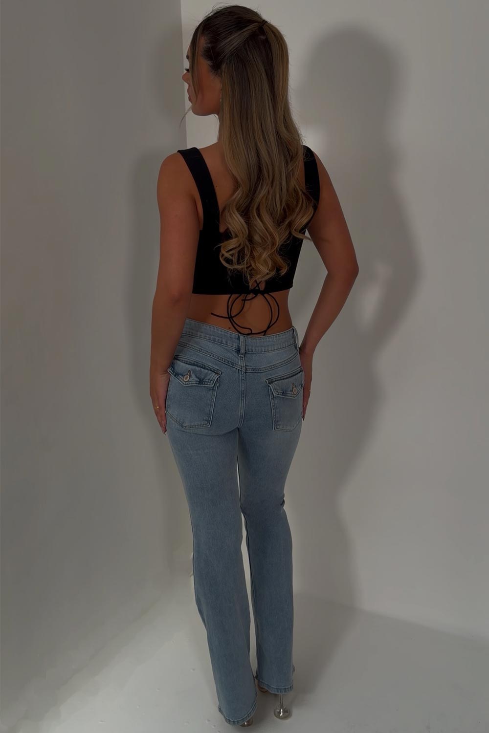 Céleste — Jean Bootcut Femme Taille Basse Stretch, Nelly Boutique — image 11