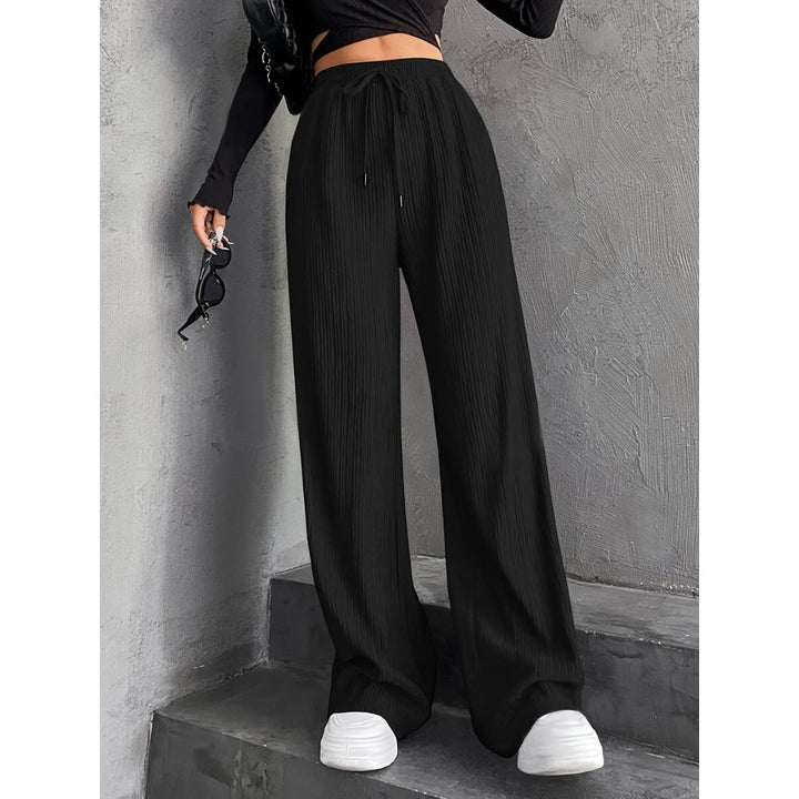 Christelle — Pantalon Femme Ample Taille Élastique Droit, Nelly Boutique — image 1