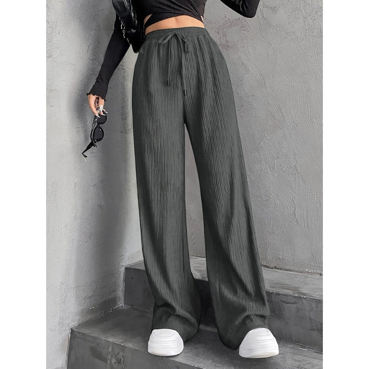 Christelle — Pantalon Femme Ample Taille Élastique Droit, Nelly Boutique — image 3