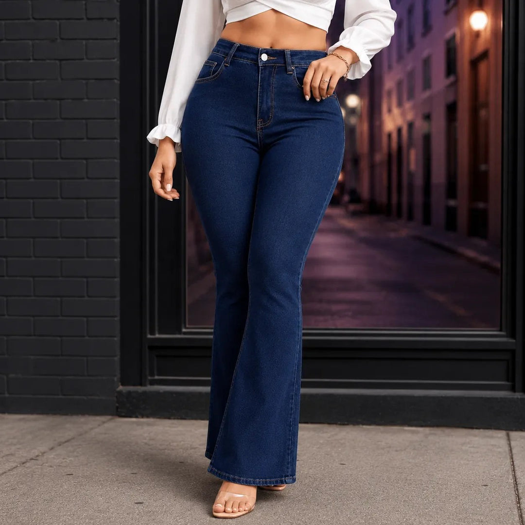 Clémence — Jean Bootcut Femme Taille Haute Stretch, Nelly Boutique — image 10