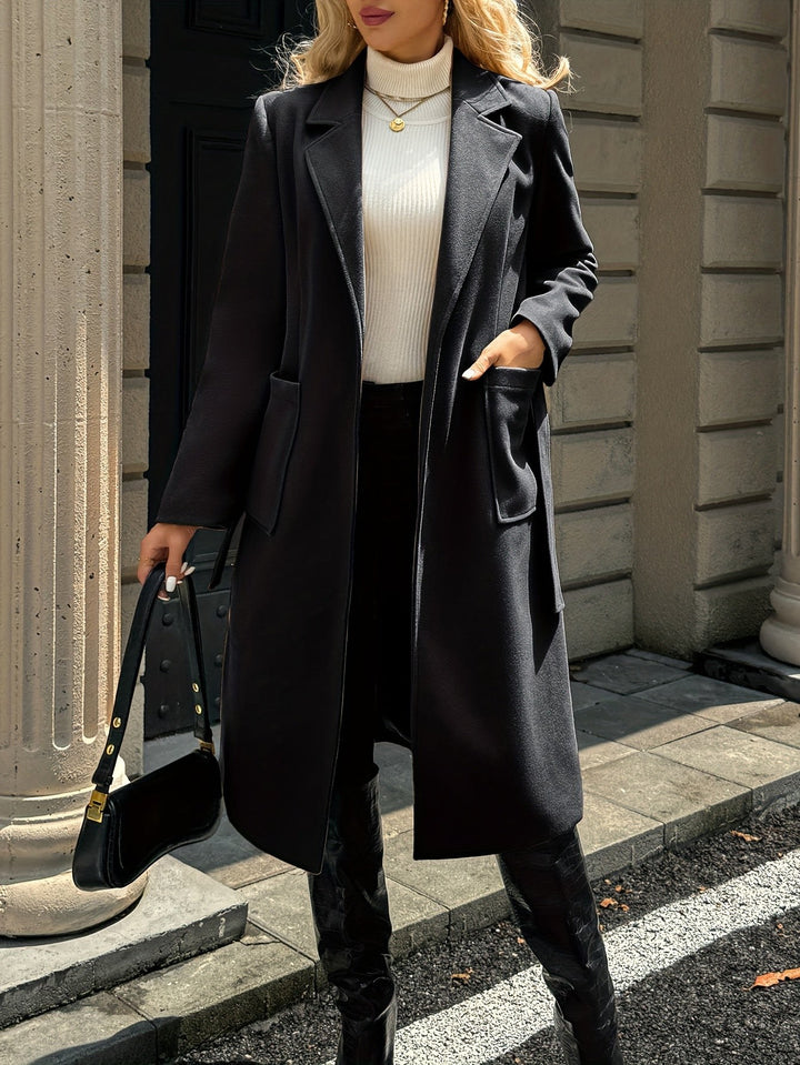 Colette — Manteau Femme Long Ceinturé Col Tailleur, Nelly Boutique — image 15