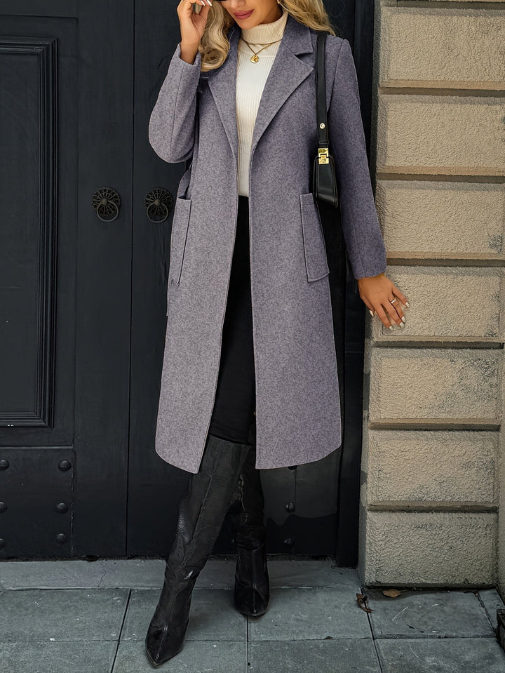 Colette — Manteau Femme Long Ceinturé Col Tailleur, Nelly Boutique — image 22