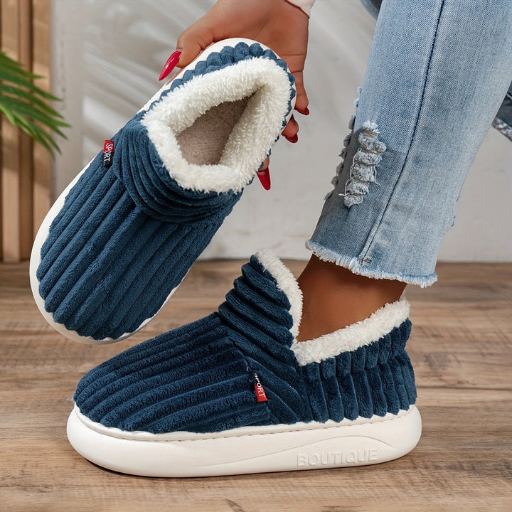 Cunégonde — Chaussons Femme Montants Fourrés en Sherpa, Nelly Boutique — image 6