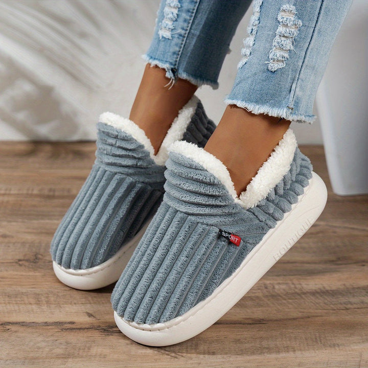 Cunégonde — Chaussons Femme Montants Fourrés en Sherpa, Nelly Boutique — image 14
