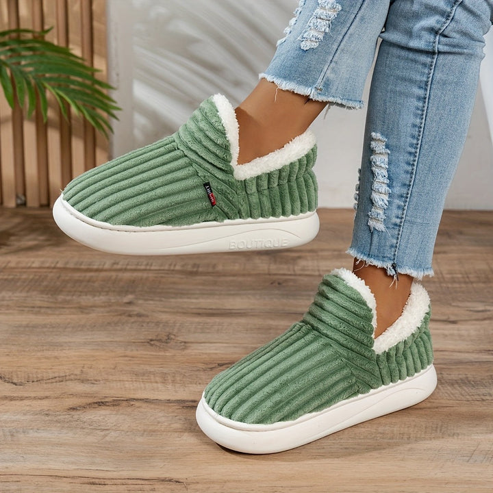 Cunégonde — Chaussons Femme Montants Fourrés en Sherpa, Nelly Boutique — image 18