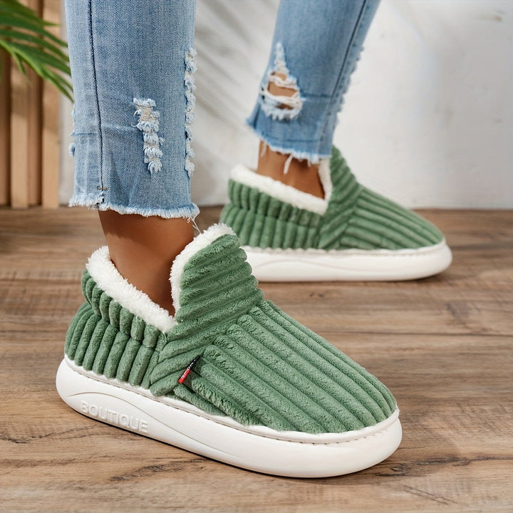 Cunégonde — Chaussons Femme Montants Fourrés en Sherpa, Nelly Boutique — image 19