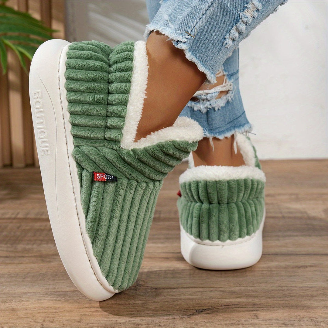 Cunégonde — Chaussons Femme Montants Fourrés en Sherpa, Nelly Boutique — image 23