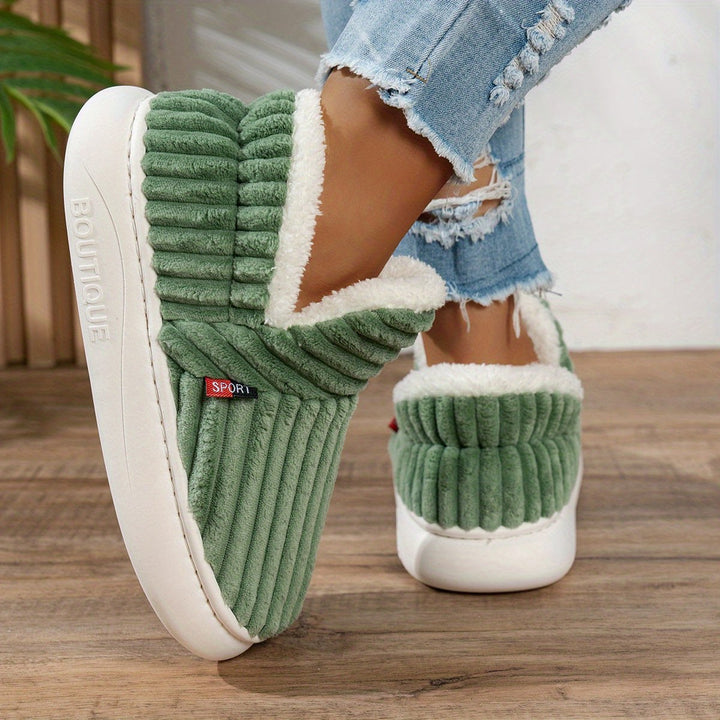 Cunégonde — Chaussons Femme Montants Fourrés en Sherpa, Nelly Boutique — image 23
