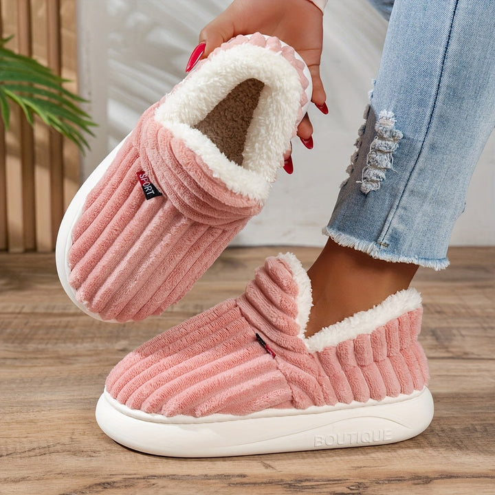 Cunégonde — Chaussons Femme Montants Fourrés en Sherpa, Nelly Boutique — image 24
