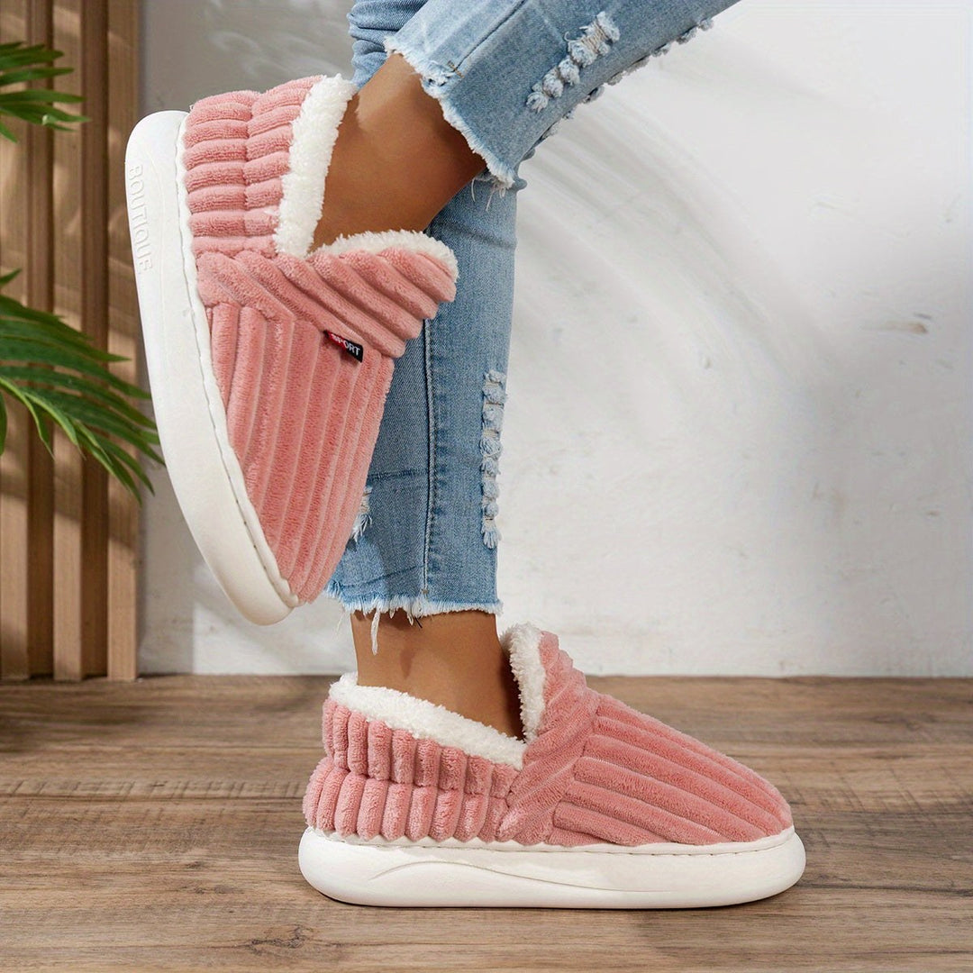 Cunégonde — Chaussons Femme Montants Fourrés en Sherpa, Nelly Boutique — image 28