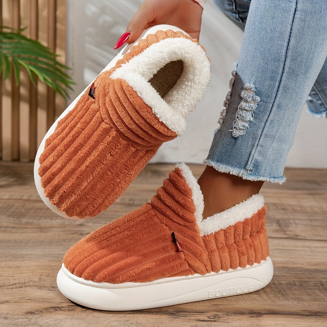 Cunégonde — Chaussons Femme Montants Fourrés en Sherpa, Nelly Boutique — image 29