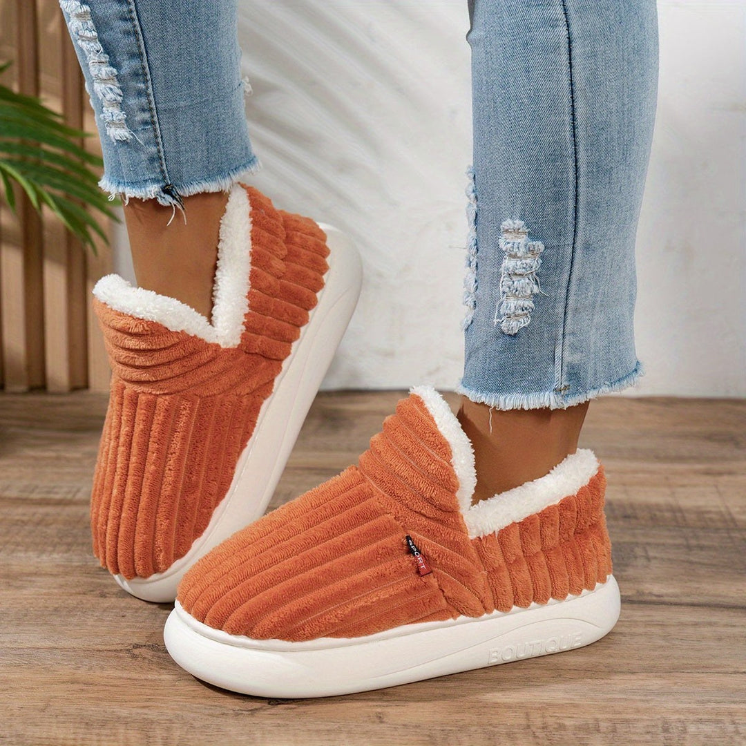 Cunégonde — Chaussons Femme Montants Fourrés en Sherpa, Nelly Boutique — image 42