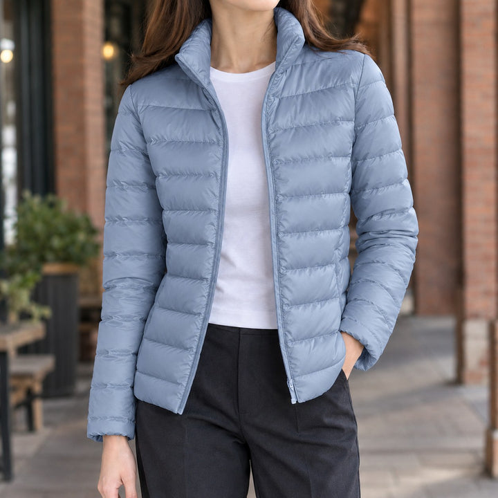Diane — Doudoune Cintrée Femme Légère Col Montant, Nelly Boutique — image 7