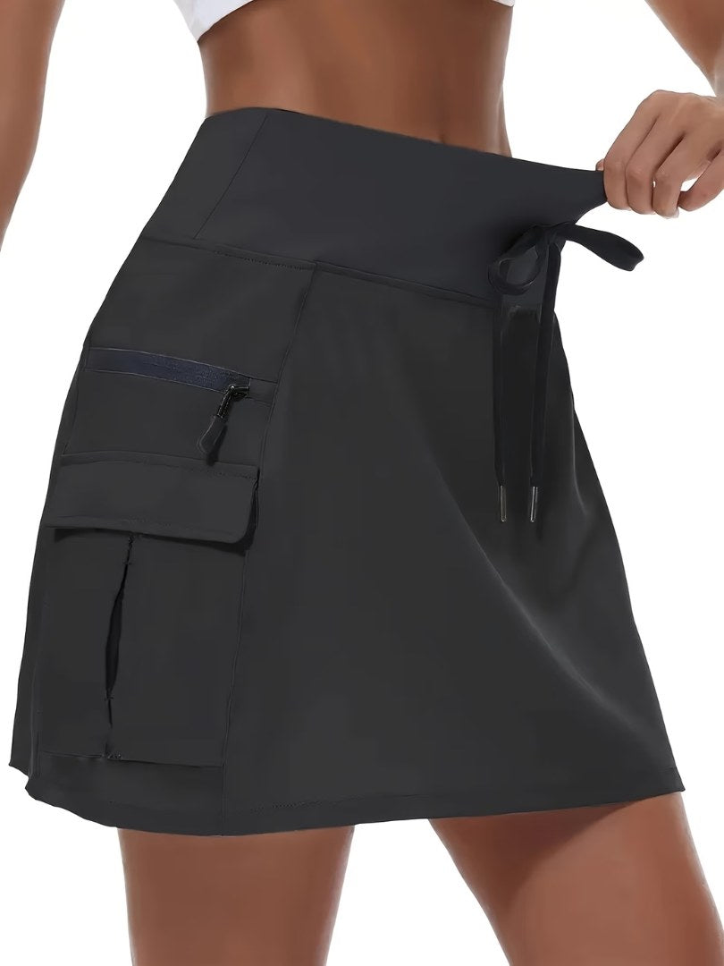Édith — Jupe Short Femme Plissée Taille Haute Élastique, Nelly Boutique — image 1